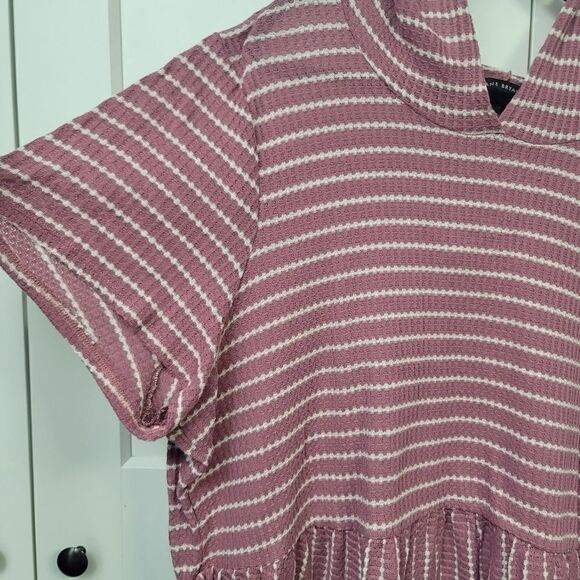 Lane Bryant plus size hooded baby doll top, 26/28 - Picture 7 of 7